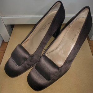 Bottega Veneta Brown Satin Shoes